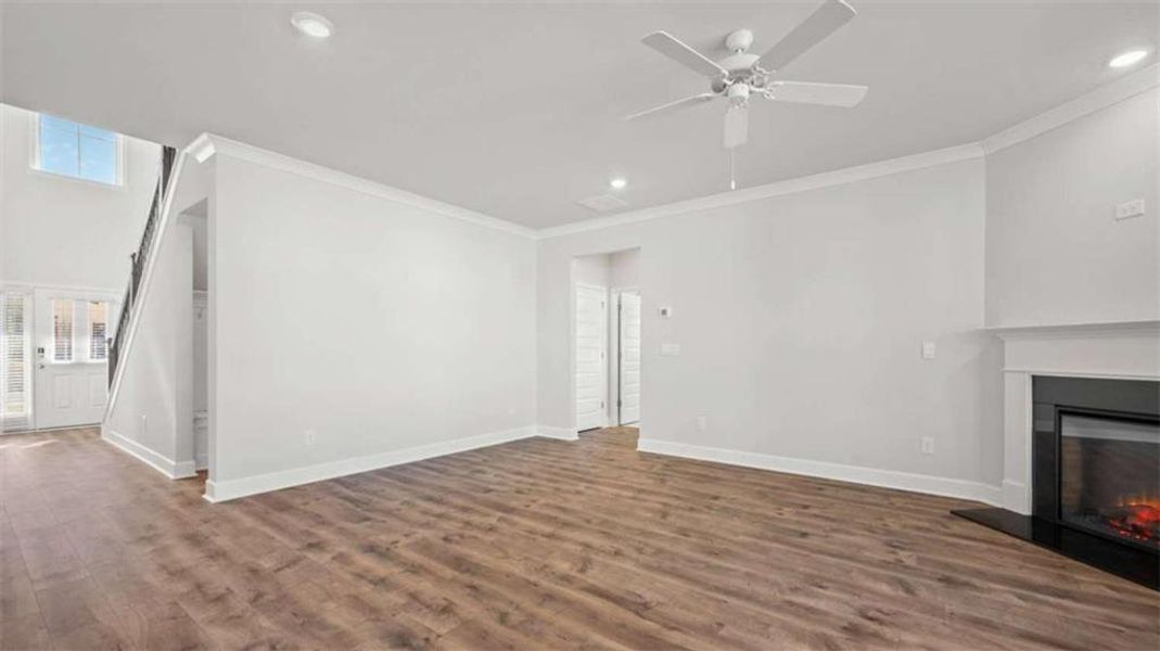 Spacious, unfurnished interior of a new home in Evergreen Crossing, Locust Grove (Image 18).