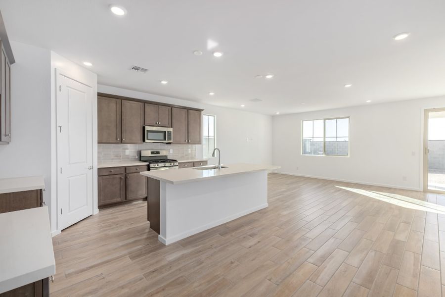 Furnished interior view inside a new home in Teravalis, Buckeye (Image 5).