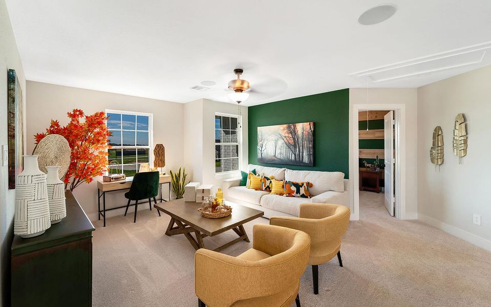 Furnished interior view inside a new home in Grande Estates, Bertram (Image 20).