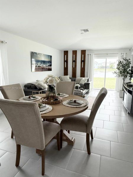 Furnished interior view inside a new home in , Fort Myers (Image 7). Furnished interior view inside a new home in , Fort Myers (Image 7).
