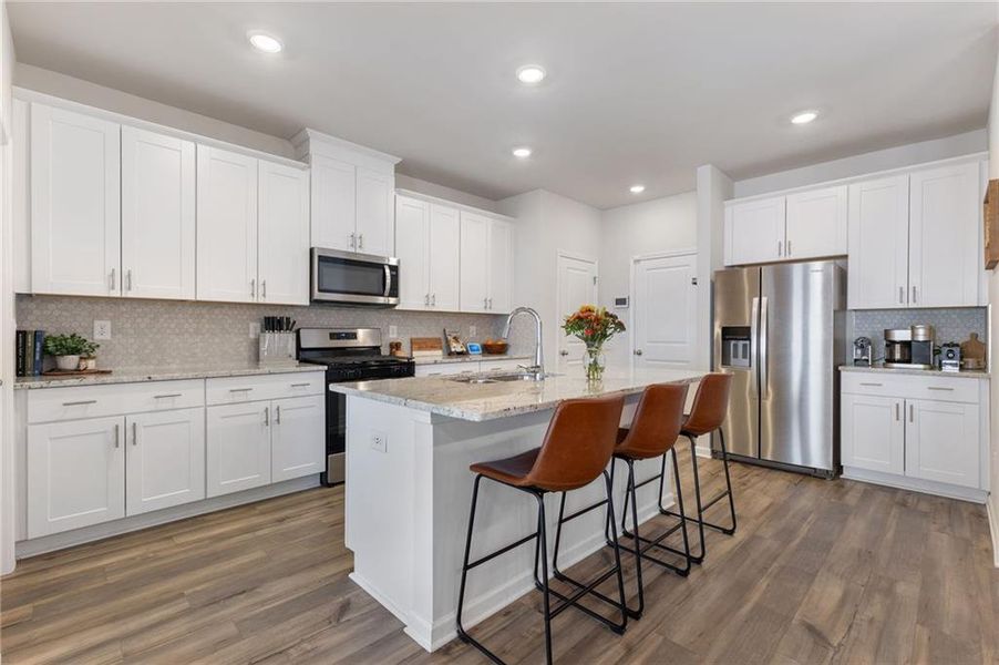 Furnished interior view inside a new home in Willowcrest Townhomes, Mableton (Image 39).