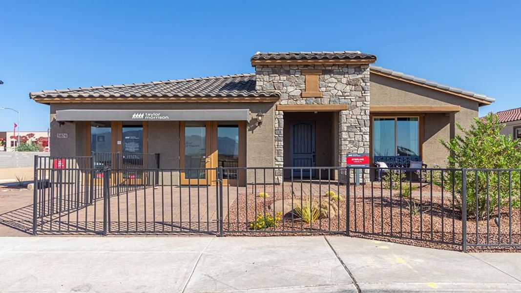 Representative exterior photo of a completed home built from the Sterling by Taylor Morrison in Paradisi Encore Collection, Surprise, AZ (Image 25).