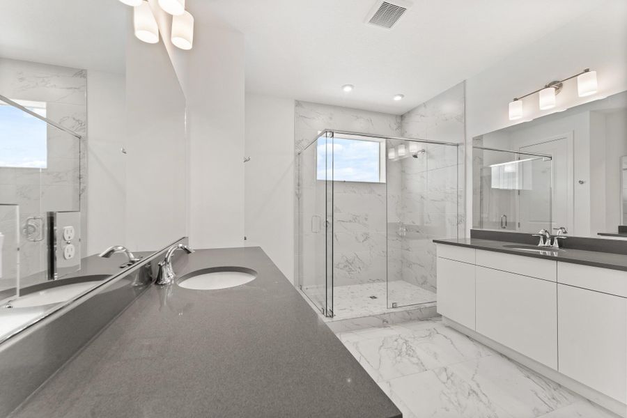 Furnished interior view inside a new home in Tradition - Seville, Port St. Lucie (Image 5). Furnished interior view inside a new home in Tradition - Seville, Port St. Lucie (Image 5).