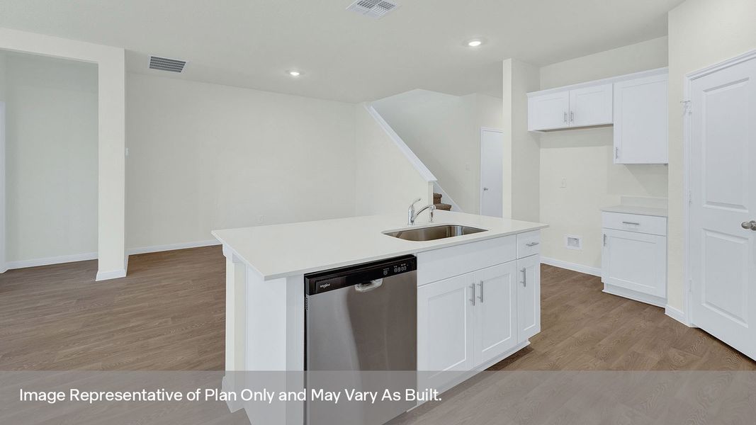 Representative furnished interior of a home built from the The Mitchell by D.R. Horton in Paramount, Kyle (Image 11). Representative furnished interior of a home built from the The Mitchell by D.R. Horton in Paramount, Kyle (Image 11).