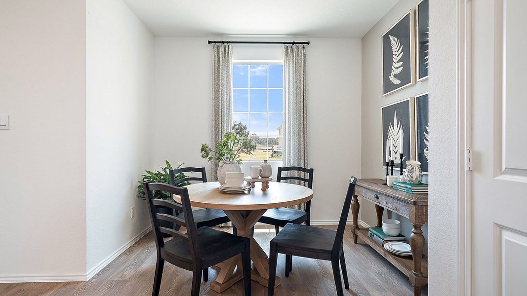 Furnished interior view inside a new home in Valverde, Bastrop (Image 6).