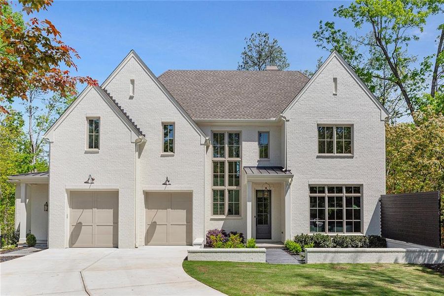 Front exterior of a new home in , Atlanta, GA, highlighting curb appeal (Image 26).