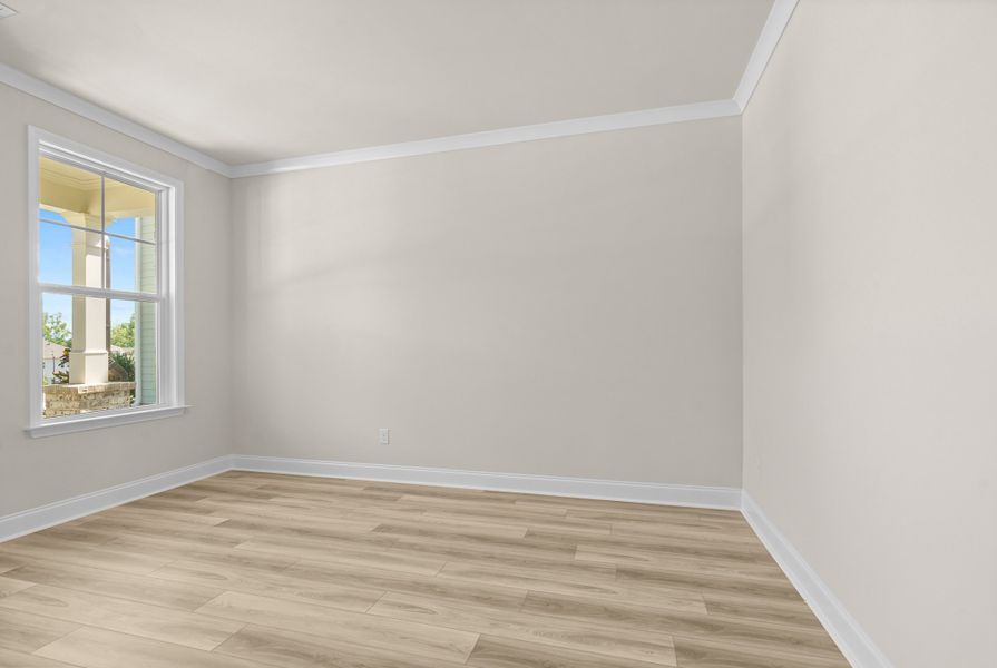 Representative unfurnished interior of a home built from the Kirkwood by Taylor Morrison in Falls Creek, Flowery Branch (Image 12). Representative unfurnished interior of a home built from the Kirkwood by Taylor Morrison in Falls Creek, Flowery Branch (Image 12).