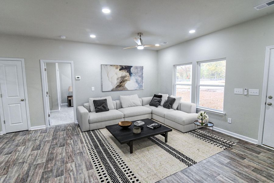 Furnished interior view inside a new home in , Orangeburg (Image 3).