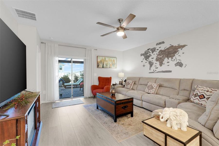 Furnished interior view inside a new home in , Clermont (Image 32). Furnished interior view inside a new home in , Clermont (Image 32).