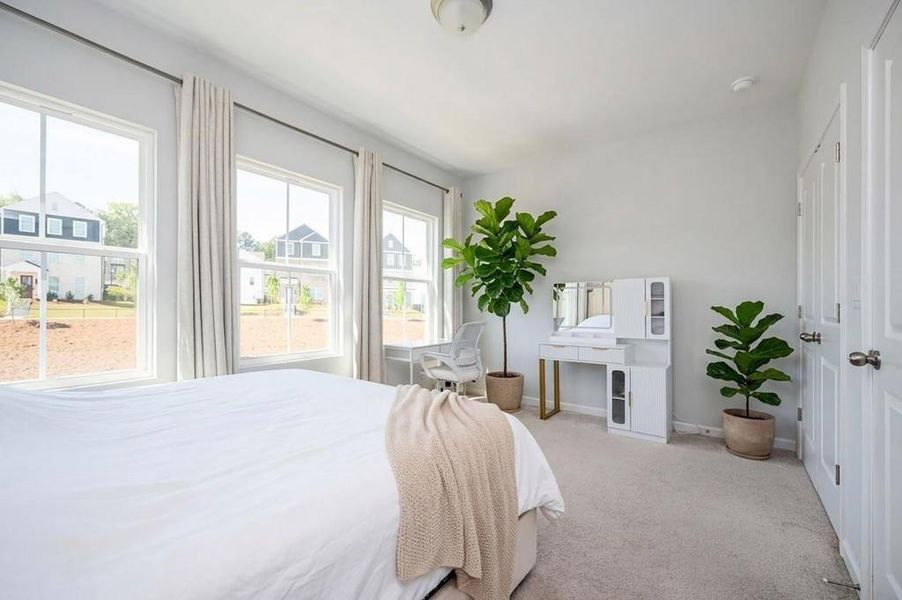 Furnished interior view inside a new home in , Atlanta (Image 26).