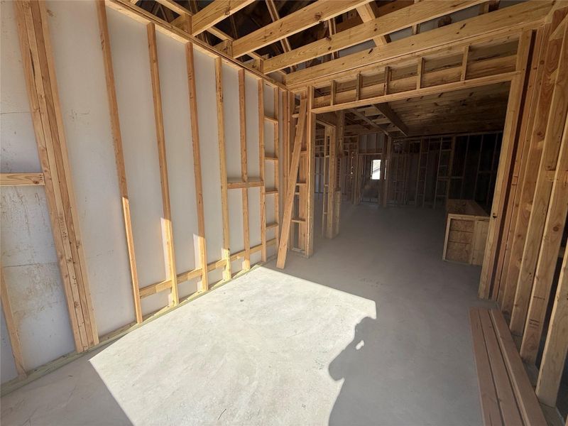 In-progress construction of a new home in Provence, Austin, TX (Image 31).