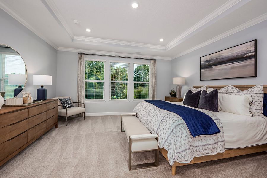 Furnished interior view inside a new home in Headwaters at Lofton Creek, Yulee (Image 7).
