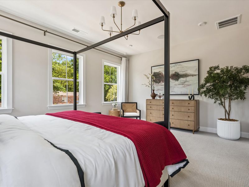 Furnished interior view inside a new home in Old Town Village, Waxhaw (Image 20).