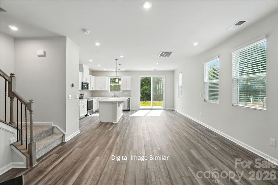 Spacious, unfurnished interior of a new home in Bailey Run, Charlotte (Image 31).