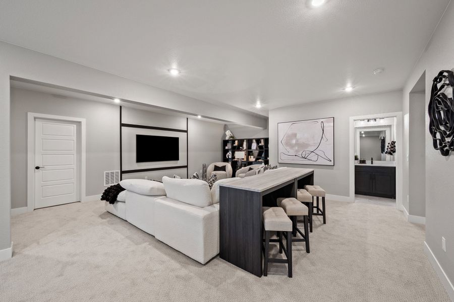 Furnished interior view inside a new home in Trumark Homes at Tanterra, Parker (Image 33).