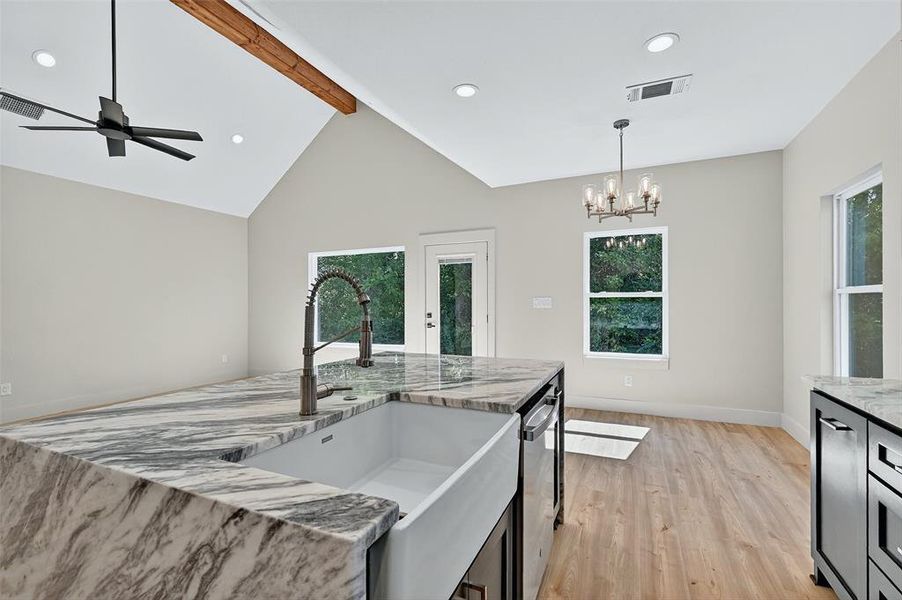 Furnished interior view inside a new home in , Denison (Image 9). Furnished interior view inside a new home in , Denison (Image 9).