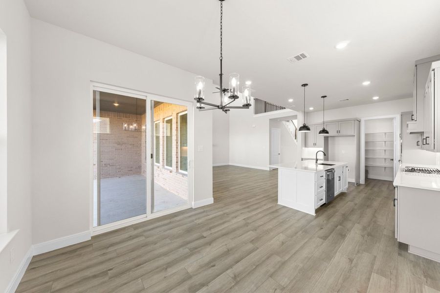 Spacious, unfurnished interior of a new home in Wildflower Ranch, Justin (Image 19).