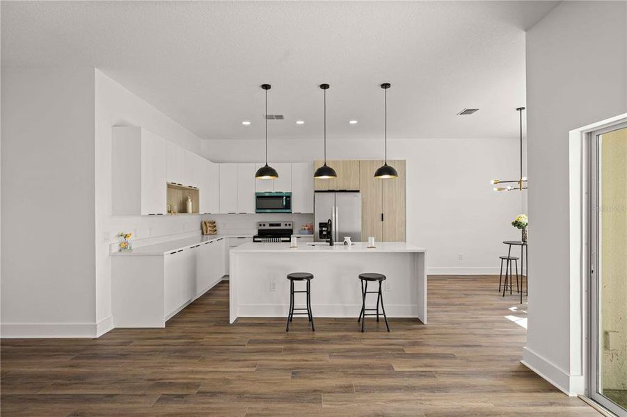 Furnished interior view inside a new home in , Beverly Hills (Image 6).