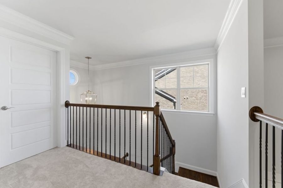 Representative unfurnished interior of a home built from the Hampton by Keystone Homes NC in Preserve at Carriage Cove, Oak Ridge (Image 86).