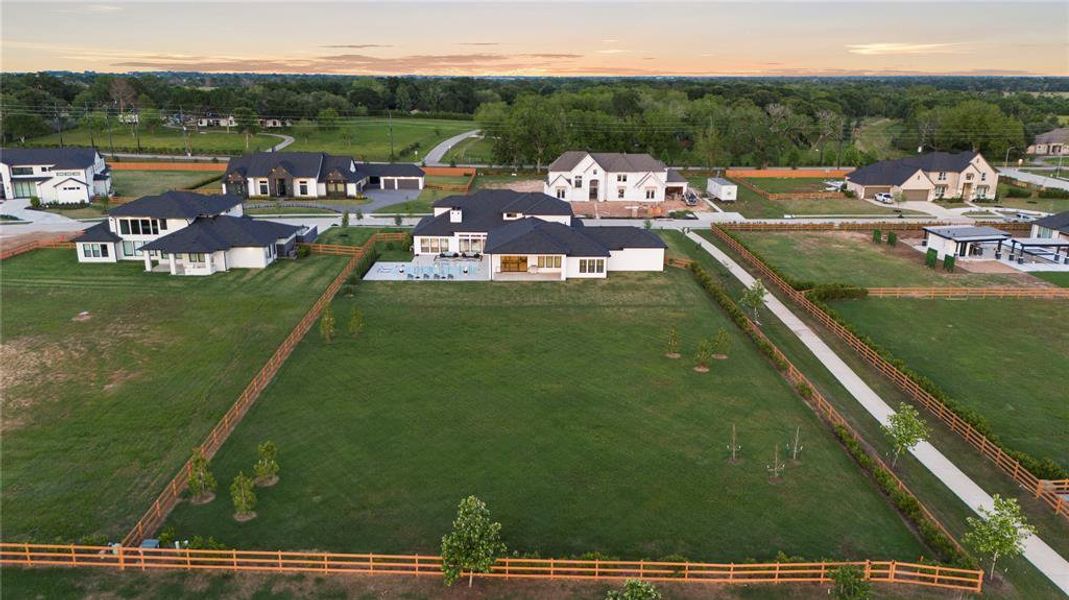 Another aerial view of this huge property.