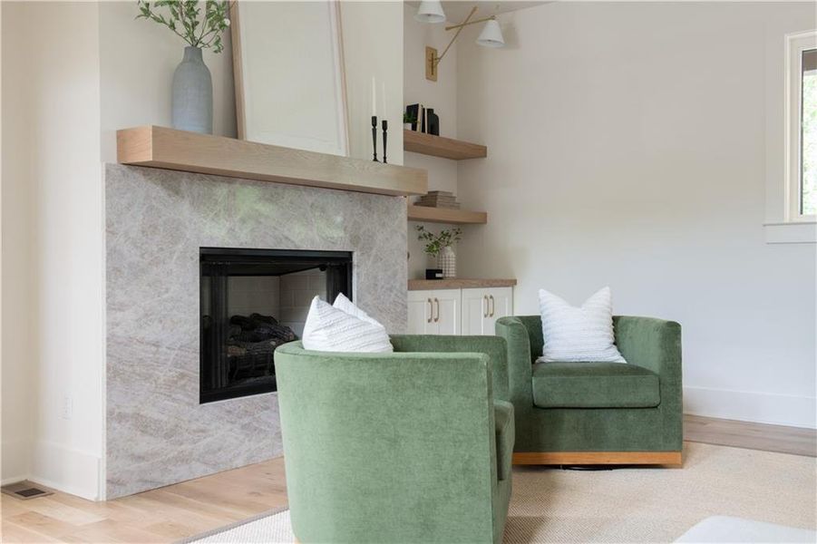 Furnished interior view inside a new home in , Smyrna (Image 42).