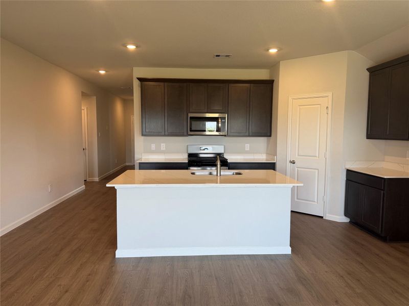 Furnished interior view inside a new home in Liberty Village, Brenham (Image 5). Furnished interior view inside a new home in Liberty Village, Brenham (Image 5).