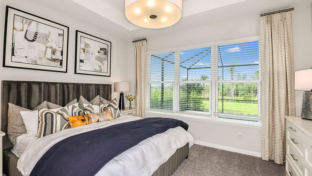 Furnished interior view inside a new home in Indigo Creek, Apollo Beach (Image 13).