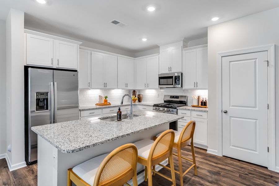 Furnished interior view inside a new home in Forestville Station, Raleigh (Image 2).