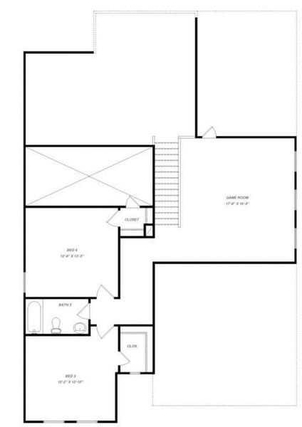 2D floor plan layout of this home in Colony at Pinehurst, Pinehurst, TX (Image 3). 2D floor plan layout of this home in Colony at Pinehurst, Pinehurst, TX (Image 3).