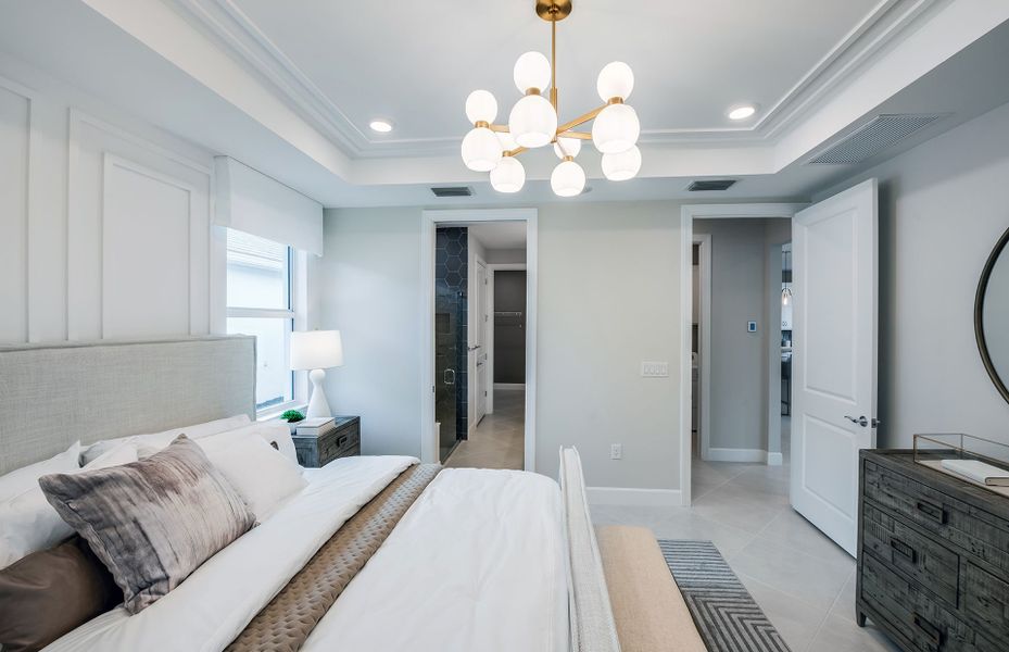 Furnished interior view inside a new home in Costa Pointe, Vero Beach (Image 5).