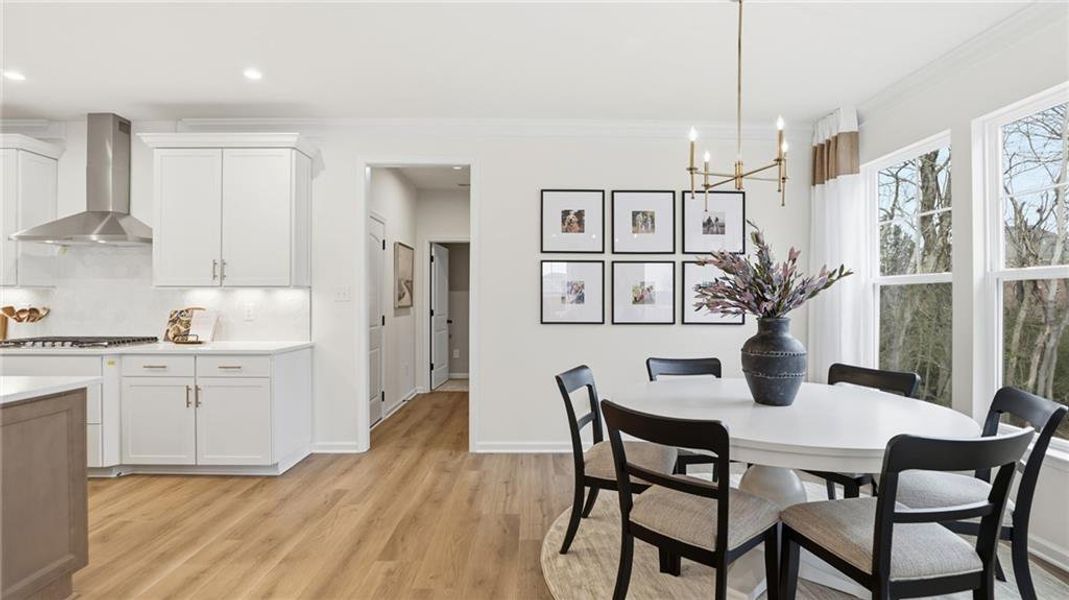 Furnished interior view inside a new home in , Dawsonville (Image 34).