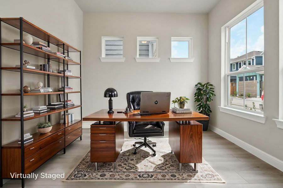 Furnished interior view inside a new home in Pinewood Trails - Luxe Series, Atascocita (Image 3).