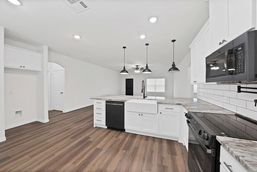 Furnished interior view inside a new home in , Poolville (Image 10).