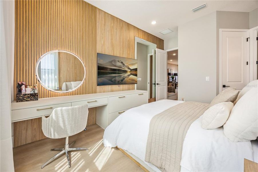 Furnished interior view inside a new home in Avalon Ridge, Winter Garden (Image 40).