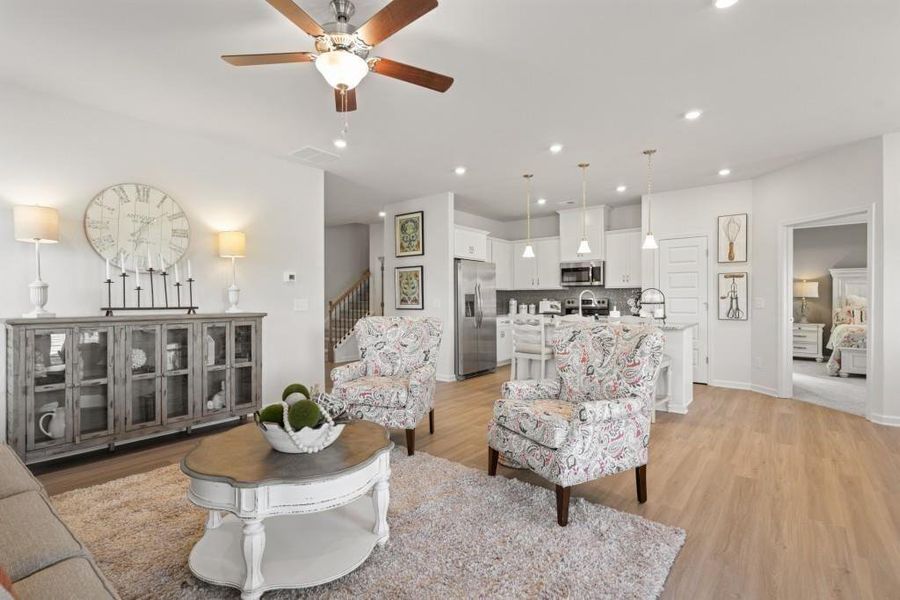 Furnished interior view inside a new home in Jones Ridge, Dallas (Image 24). Furnished interior view inside a new home in Jones Ridge, Dallas (Image 24).