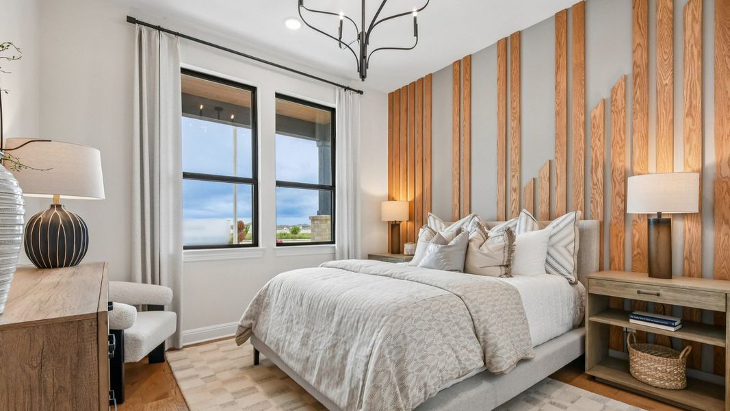 Representative furnished interior of a home built from the Elm by DRB Homes in Oaks at San Gabriel, Georgetown (Image 16).