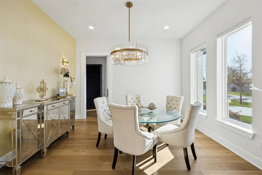 Furnished interior view inside a new home in , Flower Mound (Image 29).