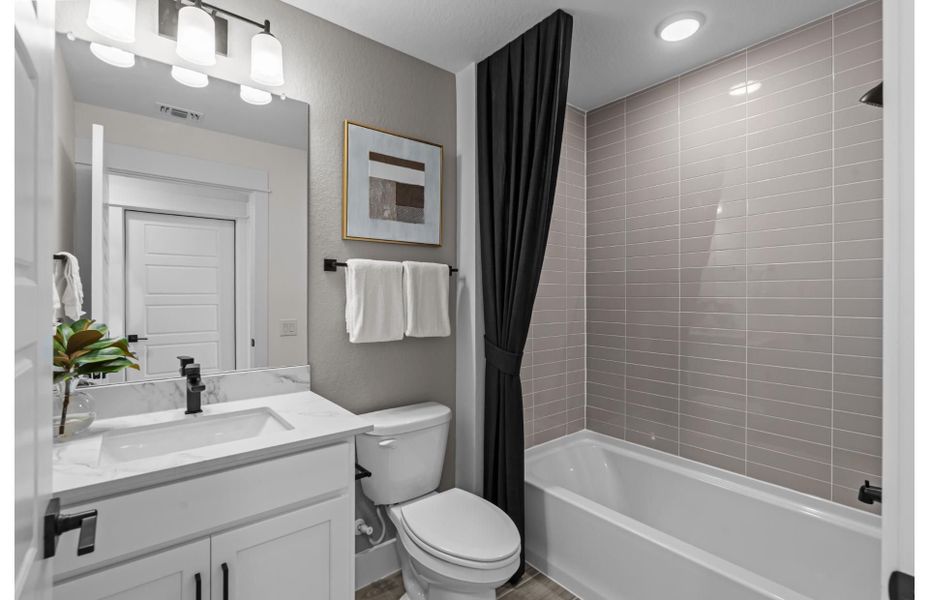 Furnished interior view inside a new home in Del Webb New Braunfels at Veramendi, New Braunfels (Image 13).