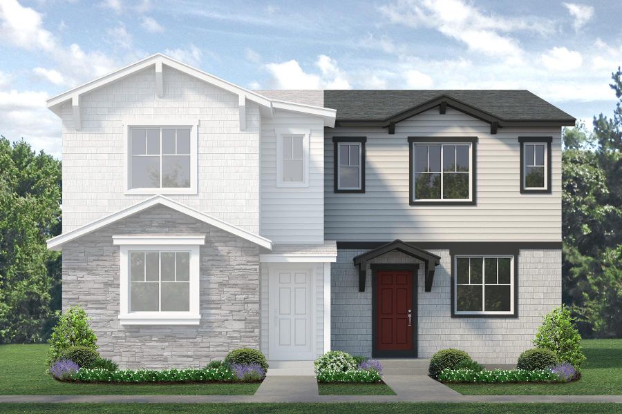 Representative exterior photo of a completed home built from the Congaree by Risewell Homes in Spring Valley, Longmont, CO (Image 2). Representative exterior photo of a completed home built from the Congaree by Risewell Homes in Spring Valley, Longmont, CO (Image 2).