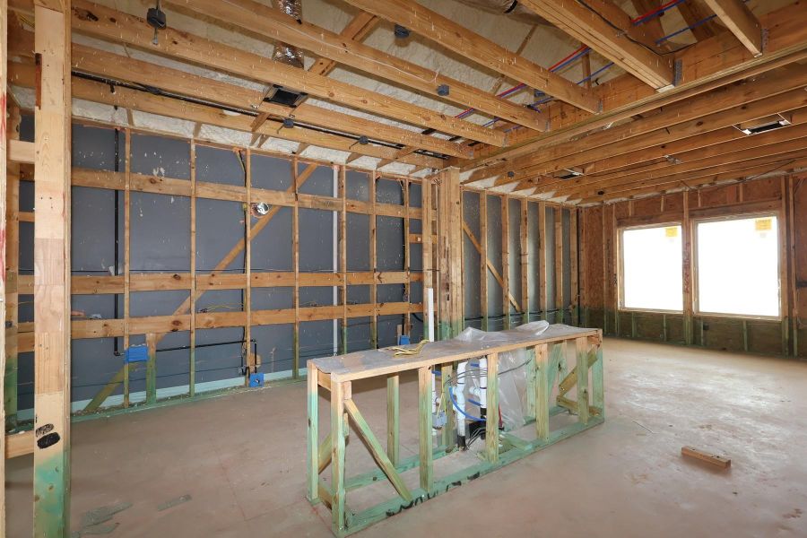 In-progress construction of a new home in Escondido - Terrace Collection, Magnolia, TX (Image 6).