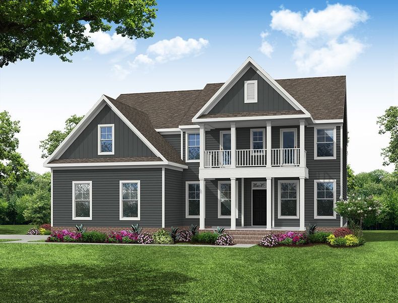 Representative exterior photo of a completed home built from the Charleston by Eastwood Homes in Hancock Farms, Aiken, SC (Image 8). Representative exterior photo of a completed home built from the Charleston by Eastwood Homes in Hancock Farms, Aiken, SC (Image 8).