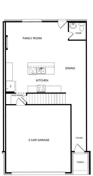 2D floor plan layout for the The Lexington at Heath by Direct Residential Communities in Heath Golf and Yacht Club, Heath, TX (Image 3).