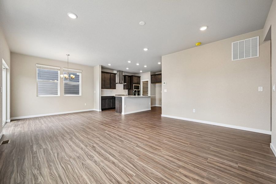 Spacious, unfurnished interior of a new home in Ridge at Lorson Ranch, Colorado Springs (Image 20). Spacious, unfurnished interior of a new home in Ridge at Lorson Ranch, Colorado Springs (Image 20).