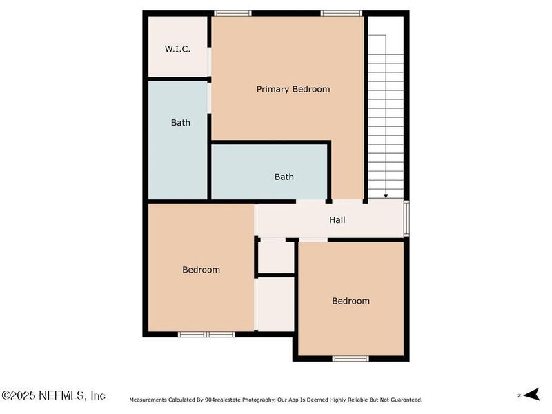2D floor plan layout of this home in , Jacksonville, FL (Image 6).