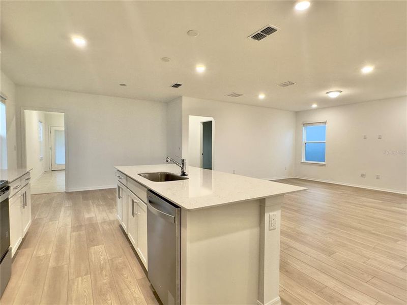 Furnished interior view inside a new home in Parkside Trails, Clermont (Image 11).