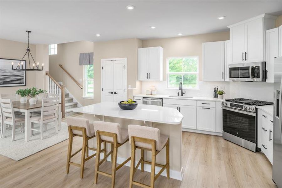 Representative furnished interior of a home built from the Robert Frost by Ryan Homes in Fost, Moyock (Image 7). Representative furnished interior of a home built from the Robert Frost by Ryan Homes in Fost, Moyock (Image 7).