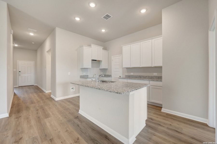 Furnished interior view inside a new home in Mesquite Ridge, San Antonio (Image 4).