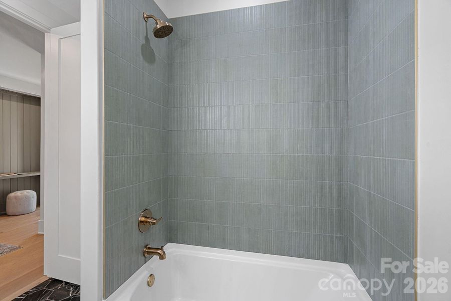 Upstairs shared bath Upstairs shared bath