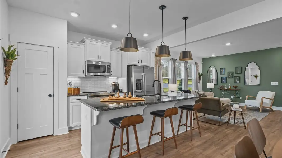 Furnished interior view inside a new home in Anna's Pointe, Simpsonville (Image 11).