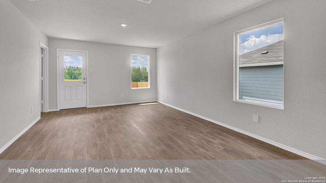 Spacious, unfurnished interior of a new home in Spring Valley, New Braunfels (Image 16). Spacious, unfurnished interior of a new home in Spring Valley, New Braunfels (Image 16).